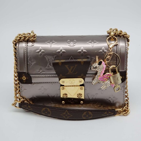 Authentic Louis Vuitton Lock & Key with unbranded Bagcharm, Keycharm, Keychain - Picture 3 of 7